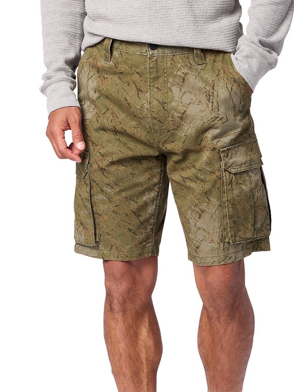 Levi Strauss Olive Green Cargo Camo Shorts